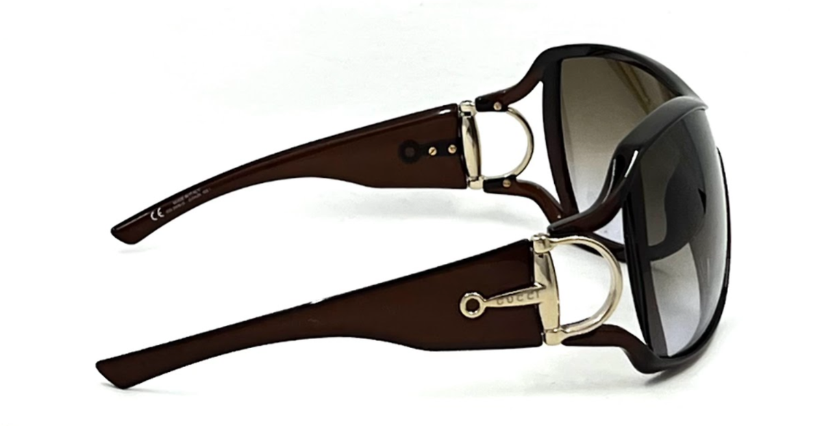 Gucci GG 2918/S Vintage Sunglasses Brown Gradient Made in Italy