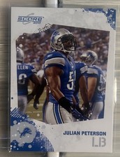 Julian Peterson 2010 Score FOOTBALL #97 Detroit Lions 