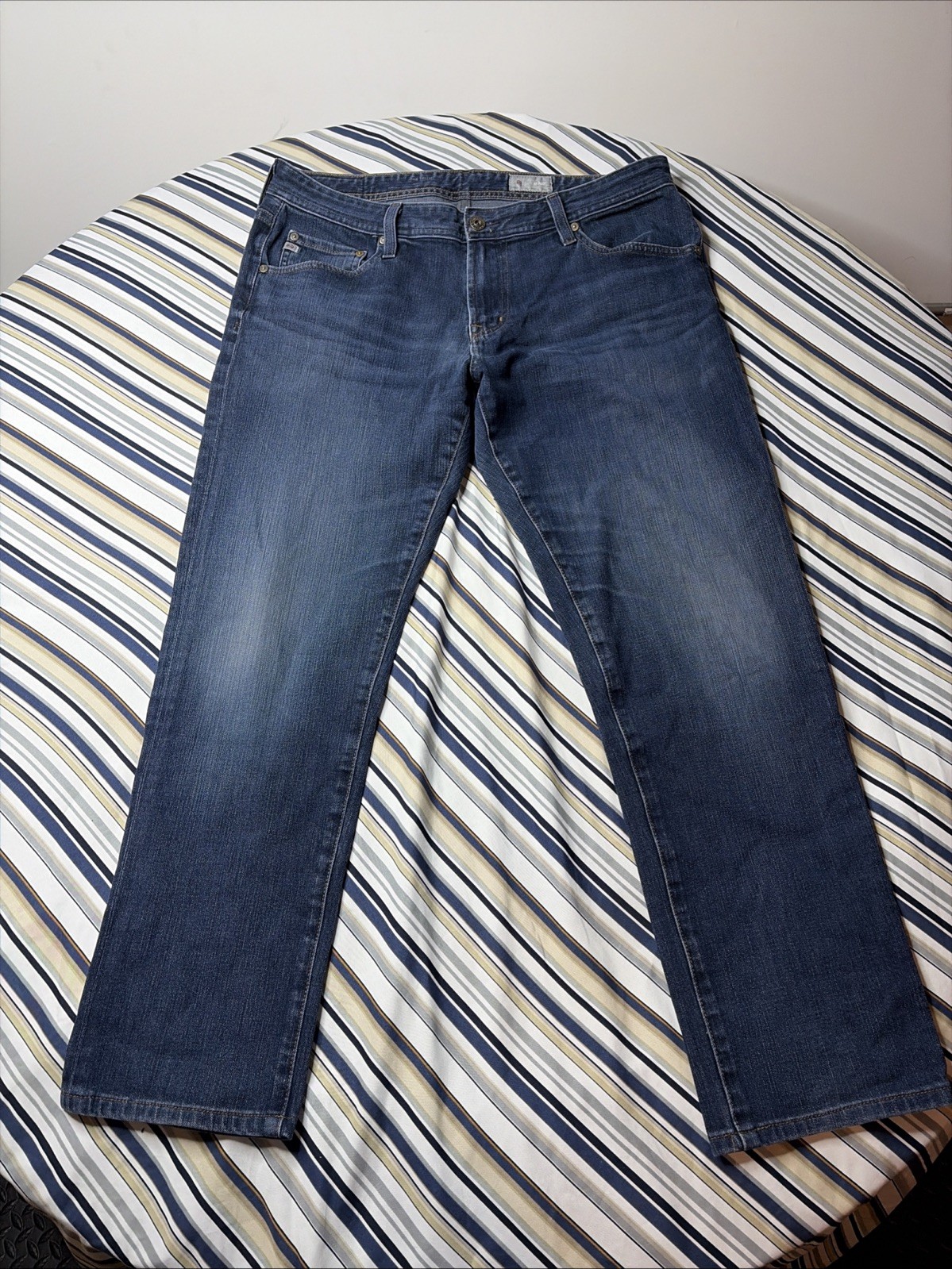 Adriano Goldschmied Men’s Jeans 36x34 Tellis Denim 360 Blue Denim AG thumbnail 2