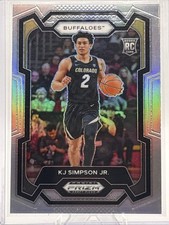 2024 Panini Prizm Draft Picks -  #93 KJ Simpson Jr. (RC) Silver Prizm 
