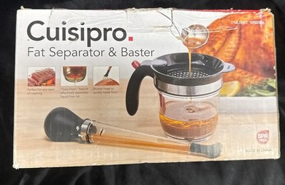 CUISIPRO Fat Separator Gravy NEW IN BOX Pitcher Spray Baster THANKSGIVING Turkey