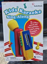 Vintage Radio Shack Kids Karaoke Sing Along In Box Tested Rare