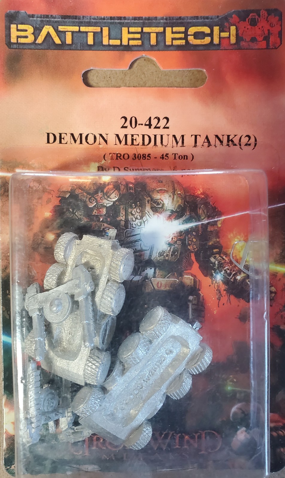 Миниатюры Battletech - Средний танк-демон (2) - 20-422 от Iron Wind Metals