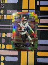 Anthony Schwartz 2021 Panini Select RC Premier level Green/Yellow Die Cut