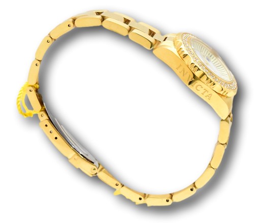 Invicta Angel 28444 Women's Gold Pave Crystals Dial Stainless Watch 30mm - Picture 6 of 18