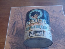 ANTIQUE ESKIMO ANTIFREEZE THOMPSON CHEMICAL COMPANY ONE GALLON CAN WATCH VIDEO