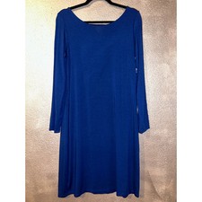 Eileen Fisher  Blue Strap Back Dress PL