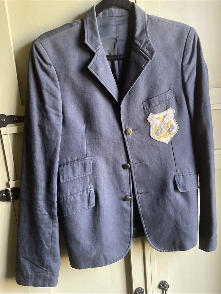 Iconic, Collector’s Item. Balenciaga men’s Cotton Blazer With house Crest. - Image 2 of 4