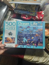 NEW SEALED  Ocean Life 500 - Piece Jigsaw Puzzle 24.6  x 19.5  Complete