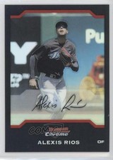2004 Bowman Draft Chrome Refractor Alex Rios Alexis Rios #BDP9 04gq