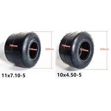 Go Karting Pneus Wearproof 10x4.50-5/11x7.10-5 Concurrentiel Rubber Chaud Solde