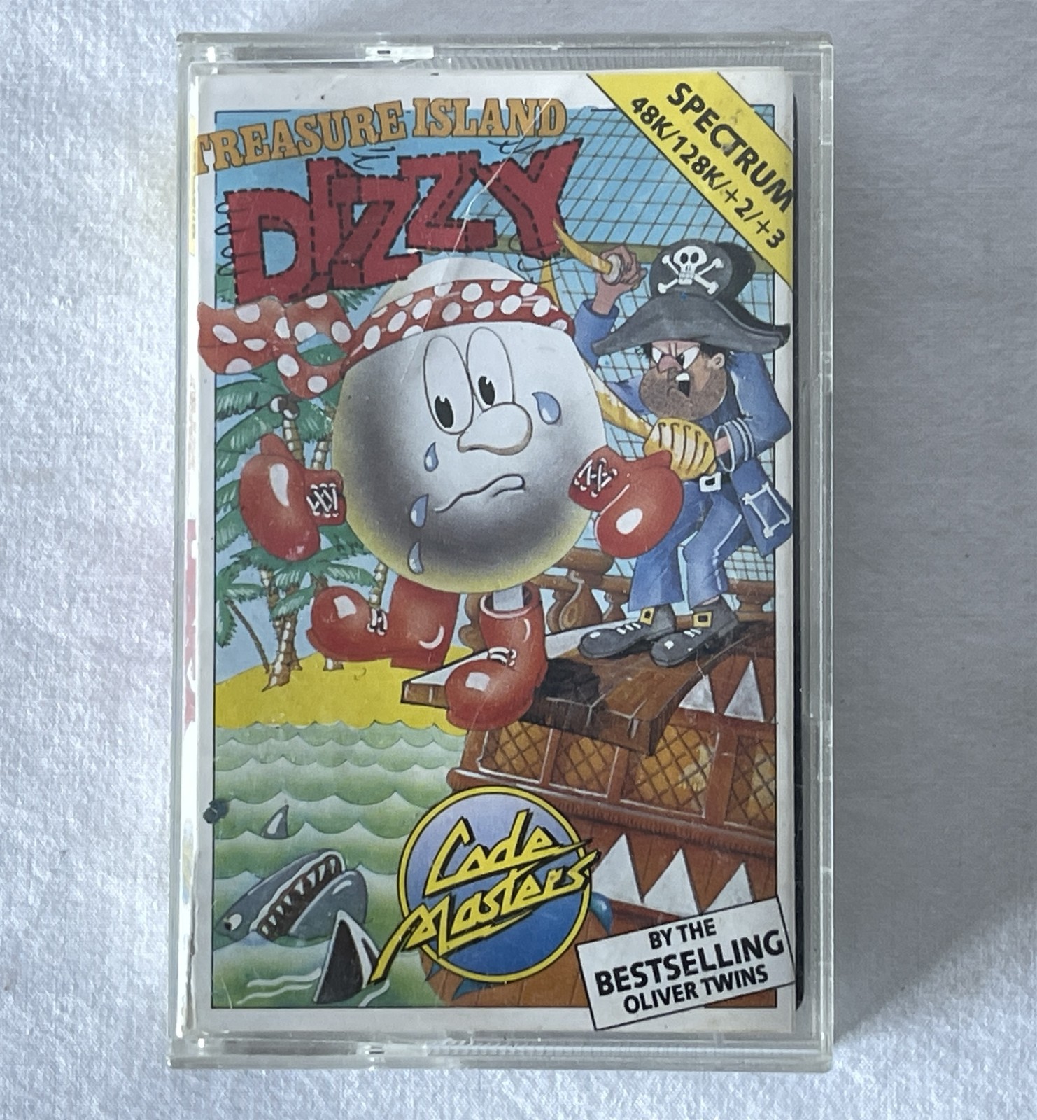 Vintage Tape Game TREASURE ISLAND DIZZY 2131 Sinclair ZX Spectrum 48k 128k +2 +3