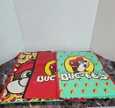 Lot of 3 BUC-EE'S AOP Reuseable Shopping Tote Bags