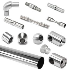 Gel&auml;nderzubeh&ouml;r Rundrohr Rohrverbinder Stabverbinder Querstabhalter f&uuml;r &Oslash;12 mm