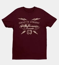 NEW 1963 Chevrolet Corvette Stingray Classic Collection Official GM  T-Shirt