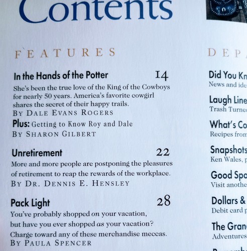 Roy Rogers Dale Evans "In Their Potter's Hands" A Better Tomorrow Magazine 1995 - Bild 5 von 12