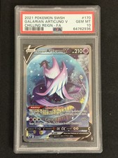 2021 Pokemon SWSH Chilling Reign Galarian Articuno V #170/198 PSA 10 GEM MINT on eBay