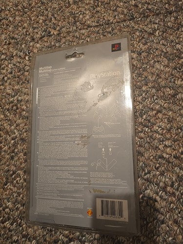 Playstation 1 Multitap 4 Player Controller Adapter Grey Brand New Sealed - Picture 5 of 5