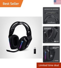 Lightweight Logitech 733 Wireless Gaming Headset - 29hr Battery, Comfortable Fit