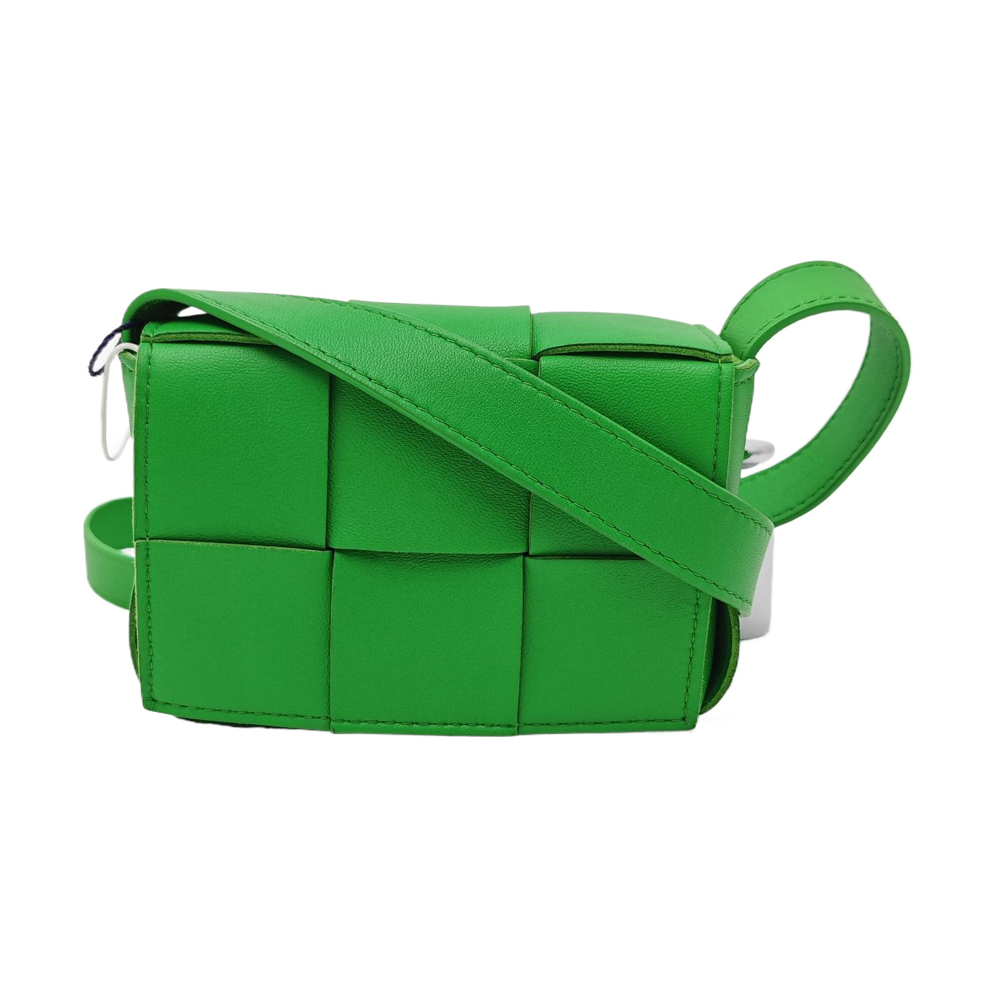 【Authentic】 BOTTEGA VENETA Cassette Green Suede Handbags (DDP)