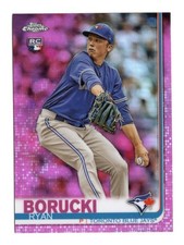 Ryan Borucki RC 2019 Topps Chome #187 Pink Refractor Parallel Toronto Blue Jays