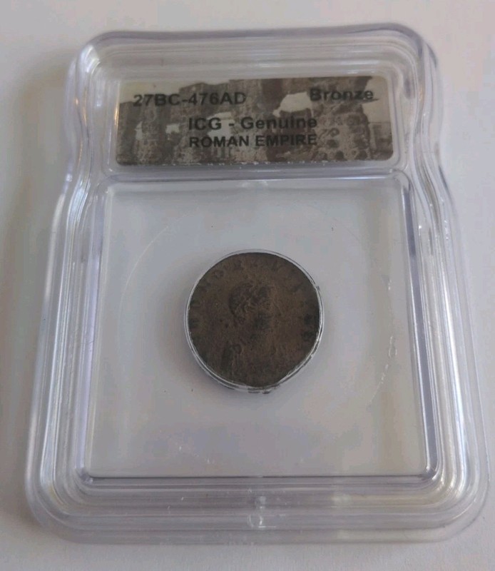 Ancient Roman Empire Bronze Coin ICG Genuine 27BC-476AD Artifact