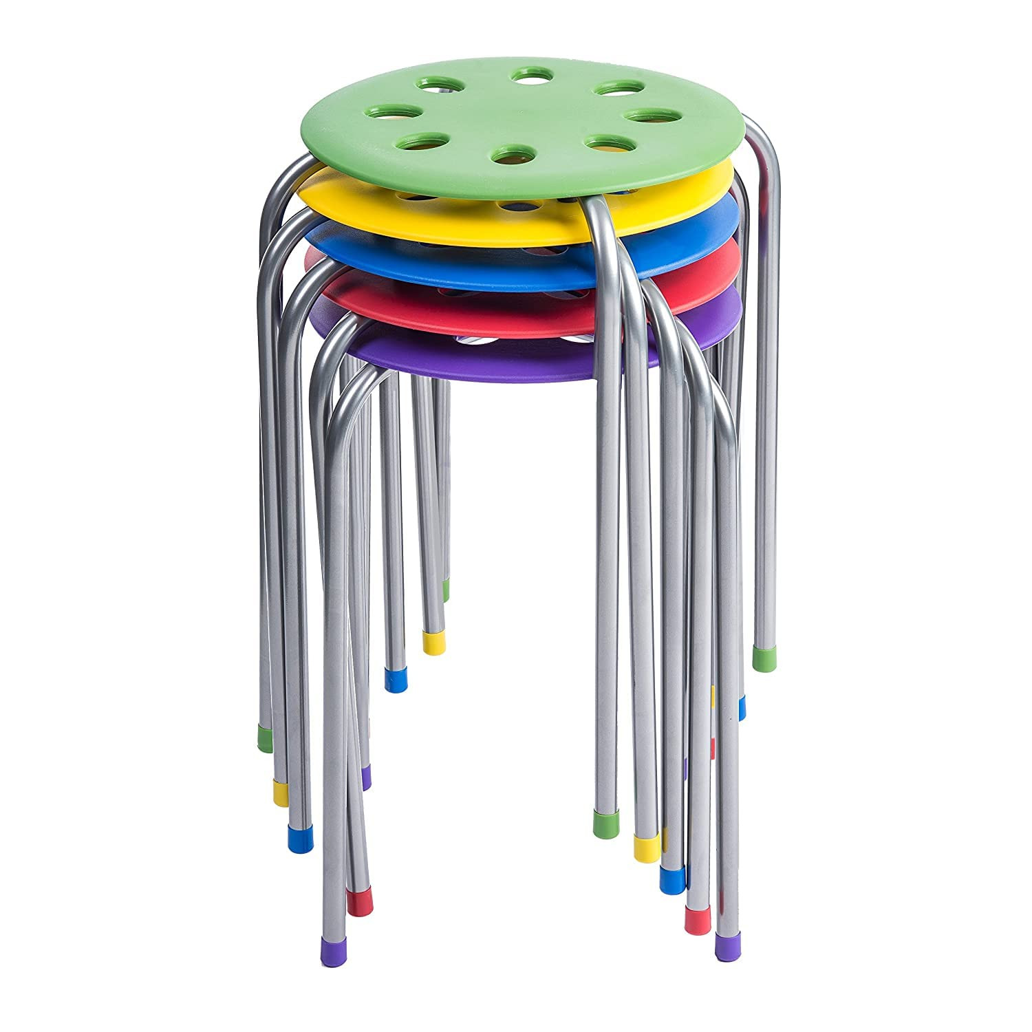 Plastic Classroom Stools for , Multipurpose Stool Chairs, Flexible Seating, S...
