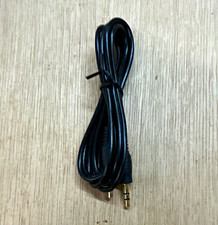 3.5mm Male to Male Stereo AUX Cable, Black Round 20 AWG, 5