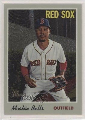 2019 Topps Heritage Chrome 222/999 Mookie Betts #THC-78 fm0