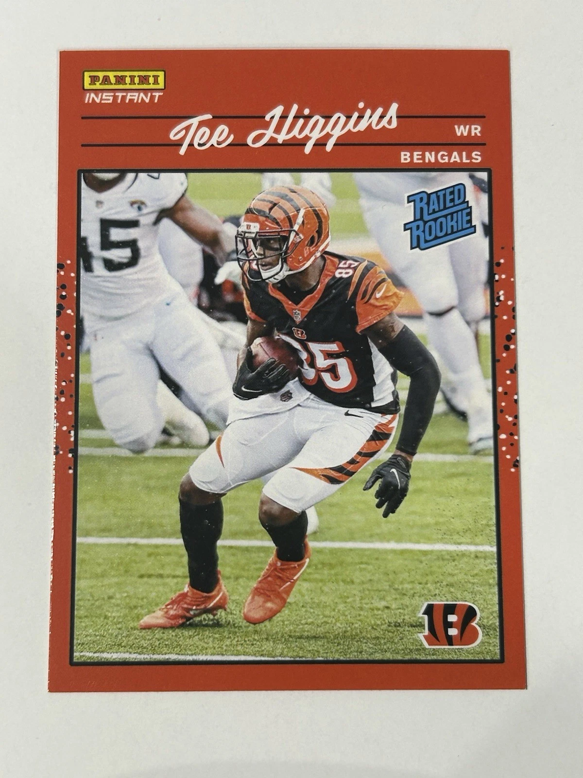 2020 Panini Instant NFL 1990 Rated Rookie /2044 Tee Higgins #RR13 RC