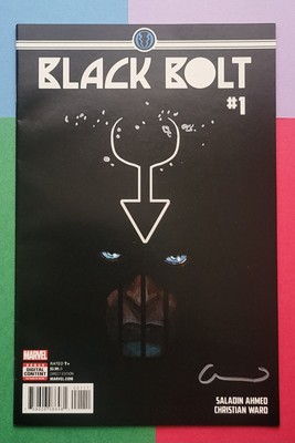 Black Bolt #1 Signed By Christian Ward KEY ISSUE & #2 Variant Combo.