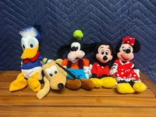 Mouseketoys Disney Mickey & Friends Plush Bean Bag Set Lot Of 5 Minnie Pluto  9C
