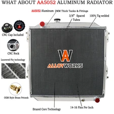 3 Row Aluminum Radiator Fits 96-02 TOYOTA Hilux Surf KZN185 3.0L Diesel MT NEW