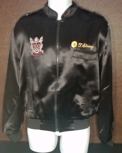Vintage Circus Circus 500 Club Satin Jacket *T.String Embroidered* size Large - Picture 1 of 8