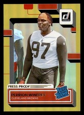 2022 Donruss Football Press Proof Premium Set Break Front & Back Scans #201-400