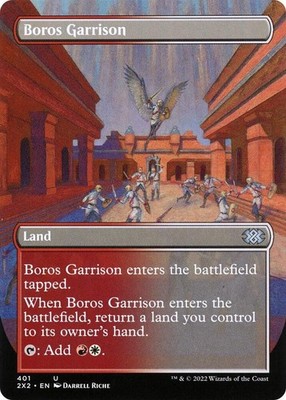 1x Boros Garrison ~~ Borderless NM-Mint, English Double Masters 2022 MTG Magic