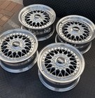 BBS RS 043 Alloy Wheels Staggered Set Fully Ceramic Polished 5x1143