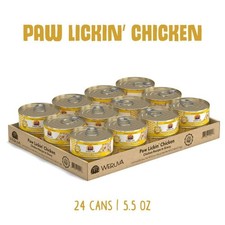 Weruva Wet Cat Food - Paw Lickin' Chickin with Chicken in Gravy- 5.5 oz x 24