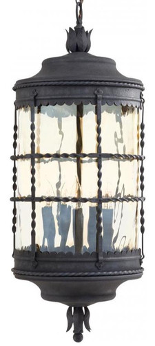 Minka-Lavery Mallorca 5-Light 31.75" Spanish Iron Outdoor Hanging Pendant Light