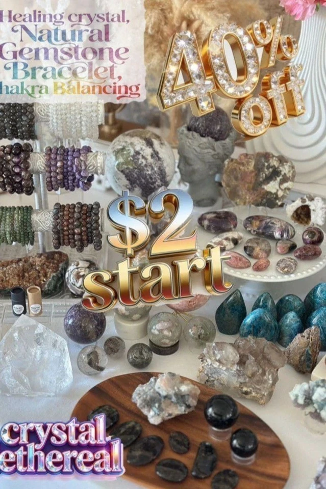 BCHG Live Room $2 Crystal Auction • Live Now 🎁free shipping 🔥🔥🔥