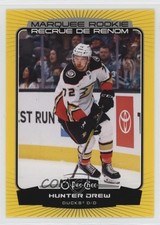 2022-23 O-Pee-Chee Marquee Rookie Yellow Border Hunter Drew #585 1k9