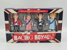 Racing Royals Wind-Up Royal Family Figures Queen King Prince Paladone Toys - NEW