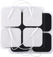 TENS Unit Electrode Pads, 40PCS Round Electrodes Pads, 2" Reusable TENS Pa...
