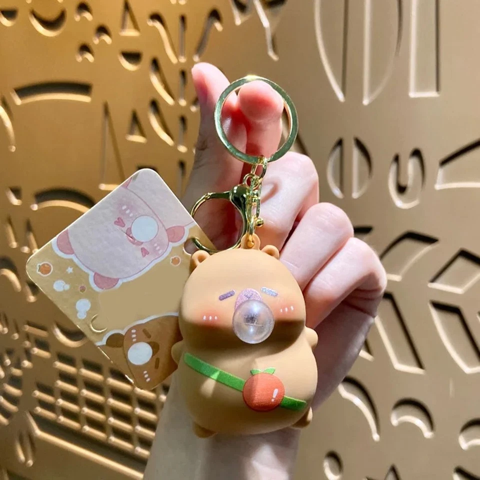 Fun and Cute Cartoon Bubble Keychain for Students A Great Accessory for Any Bag - Image 4 of 4