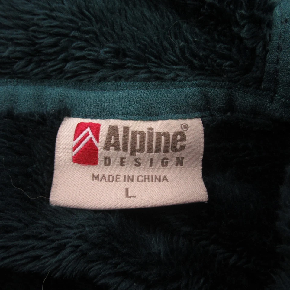 Suéter Kuhl Mujer Grande Manga Larga Pullover Con Capucha Bolsillos 1/4 Cremallera Verde Foto 4 de 4