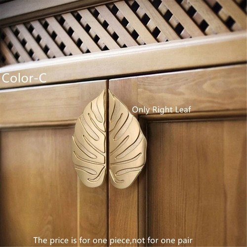 Leaf Design Kitchen Cabinet Pulls Silver Leaves Drawer Pulls Handles Door Handle - Picture 18 of 19