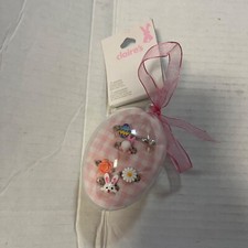 Claire  s Easter Egg of 6 Rings for Little Girls Easter Gift Basket Sealed NEW