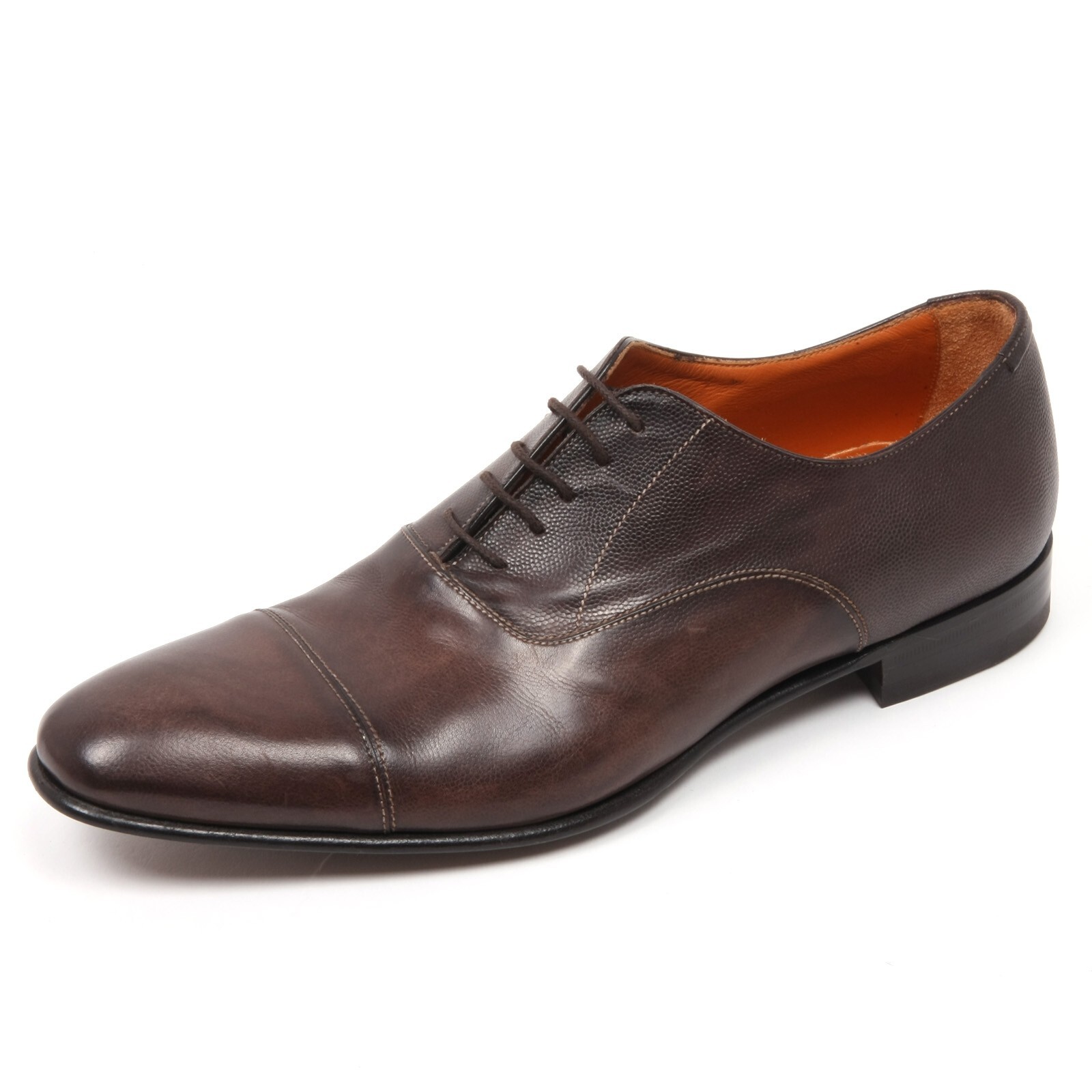 C3942 scarpa classica uomo ALTIERI MILANO scarpe marrone scuro винтажная мужская обувь 24190₽