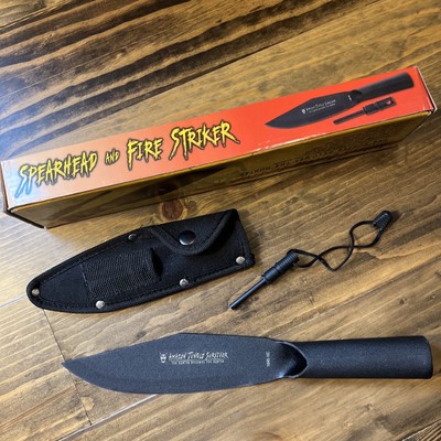 AMAZON JUNGLE SURVIVOR BLACK BLADE KNIFE! NEW CONDITION!