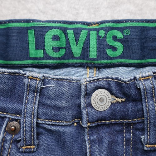 Levi's 511 Boys Jeans 10 Reg Eco Performance Adjustable Waist Medium Wash 23x24* - Picture 7 of 14